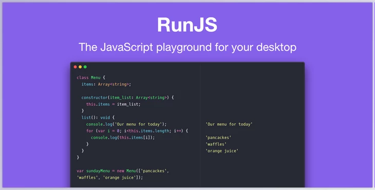 Download RunJS v2.9.0 (18 Apr 2023) JavaScript playground + CRACK