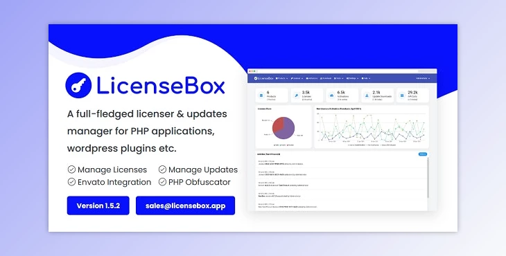 Free Download LicenseBox v1.5.2 PHP License and Updates Manager NULLED