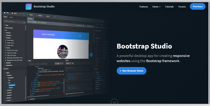 Download Bootstrap Studio v6.3.1 Professional Edition for Win & Linux & macOS + CRACK